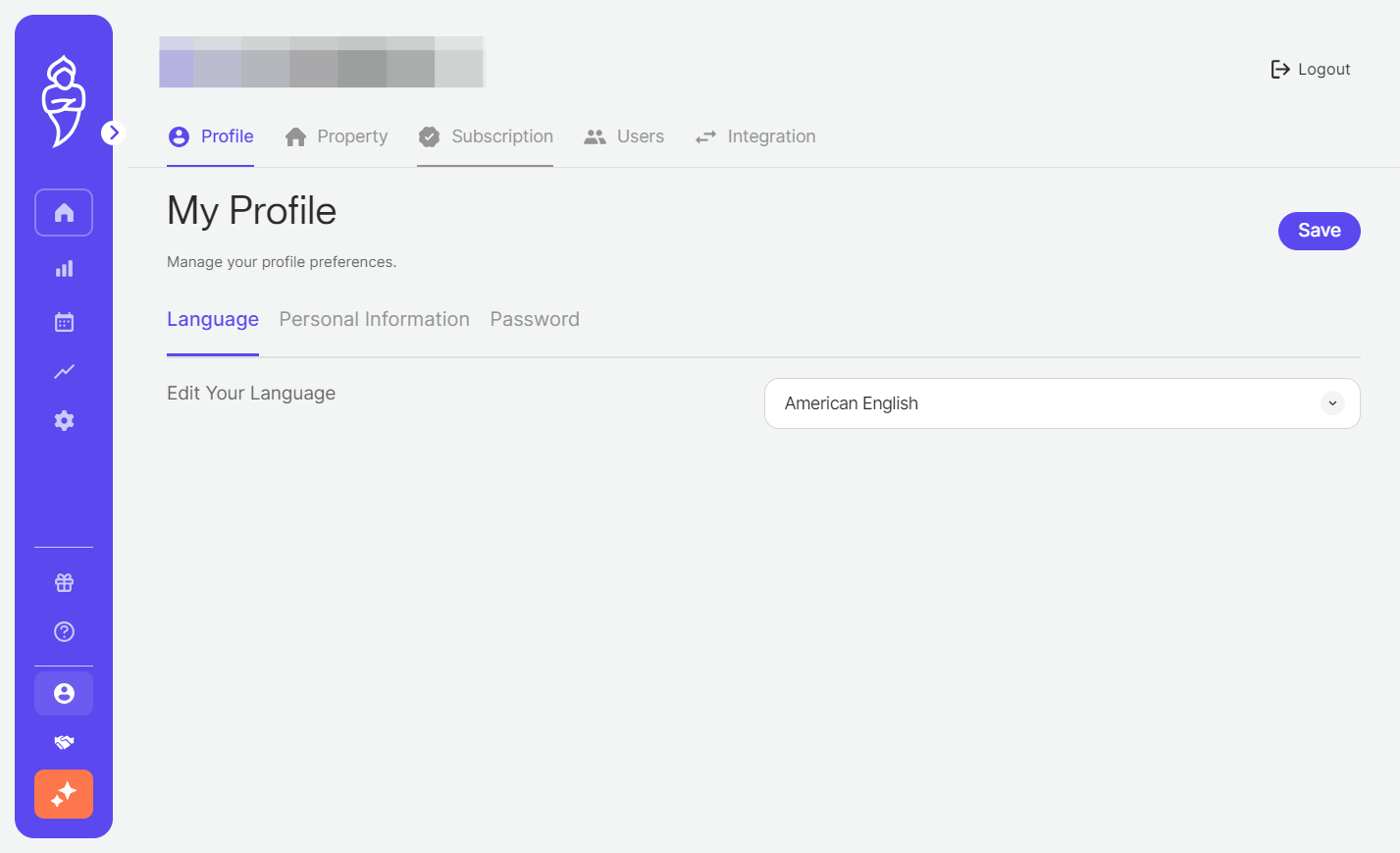 Click on Subscription