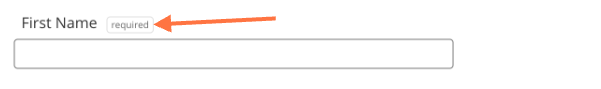 Complete all information marked "Required"