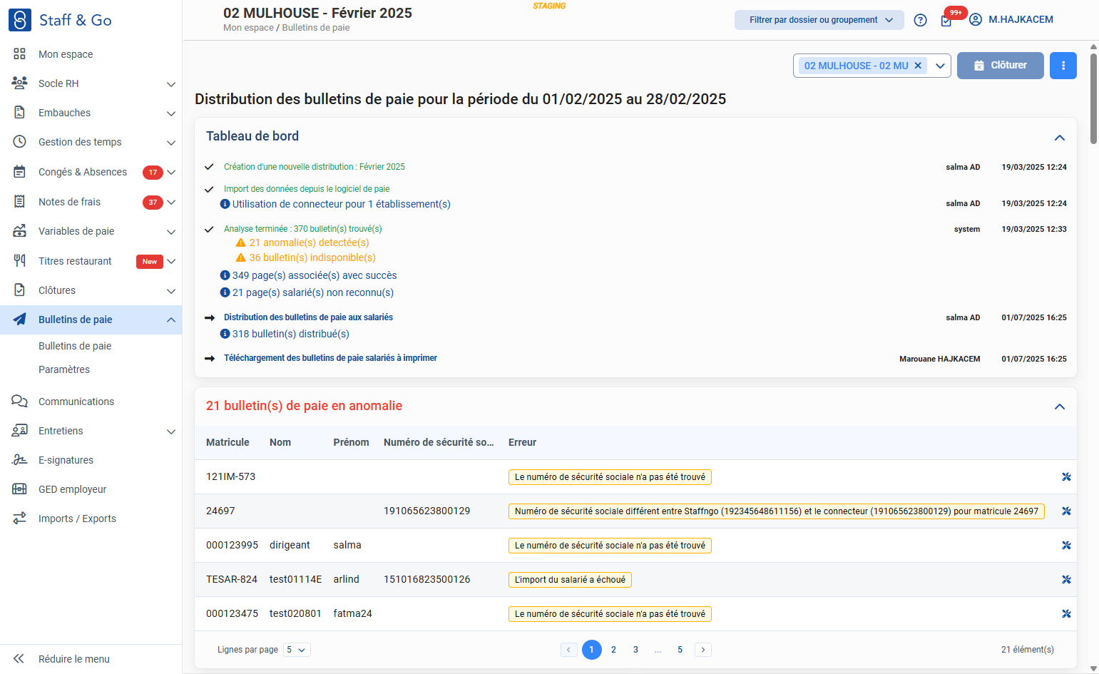 Cliquer sur les trois points à droite