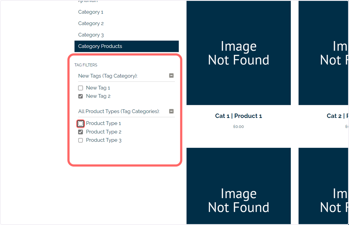 Refresh your Category landing page to utilise the updated functionality