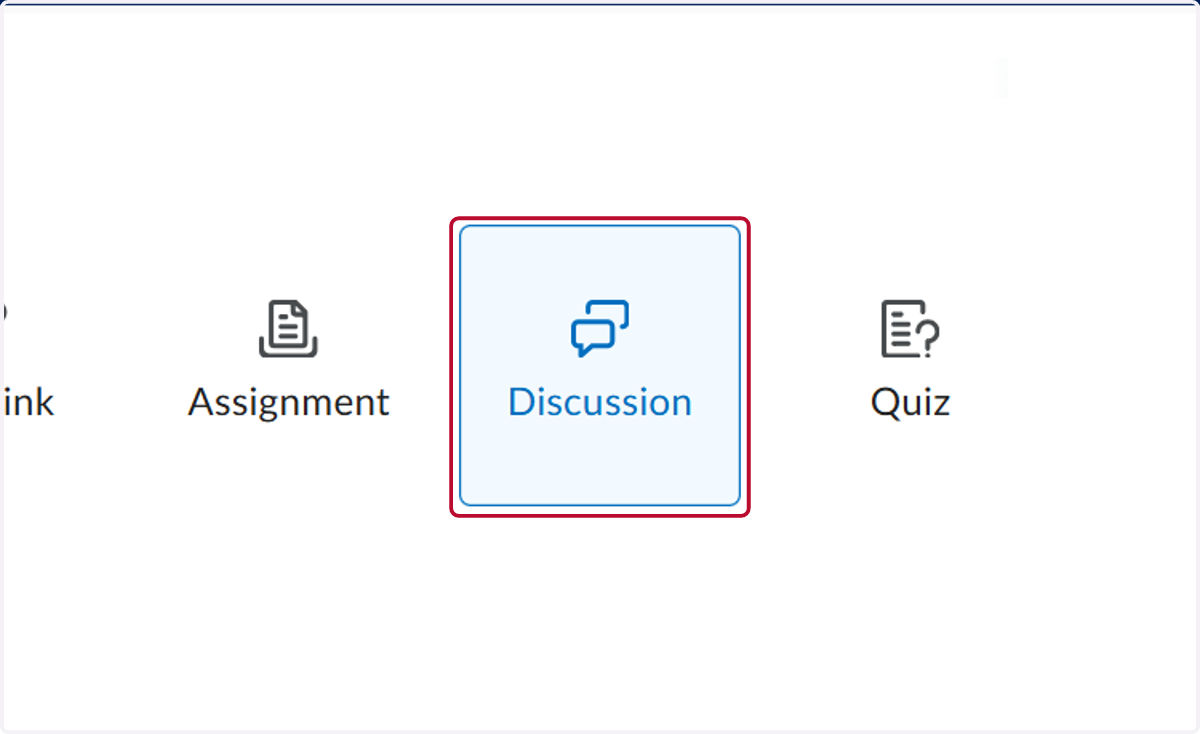 Click on Discussion