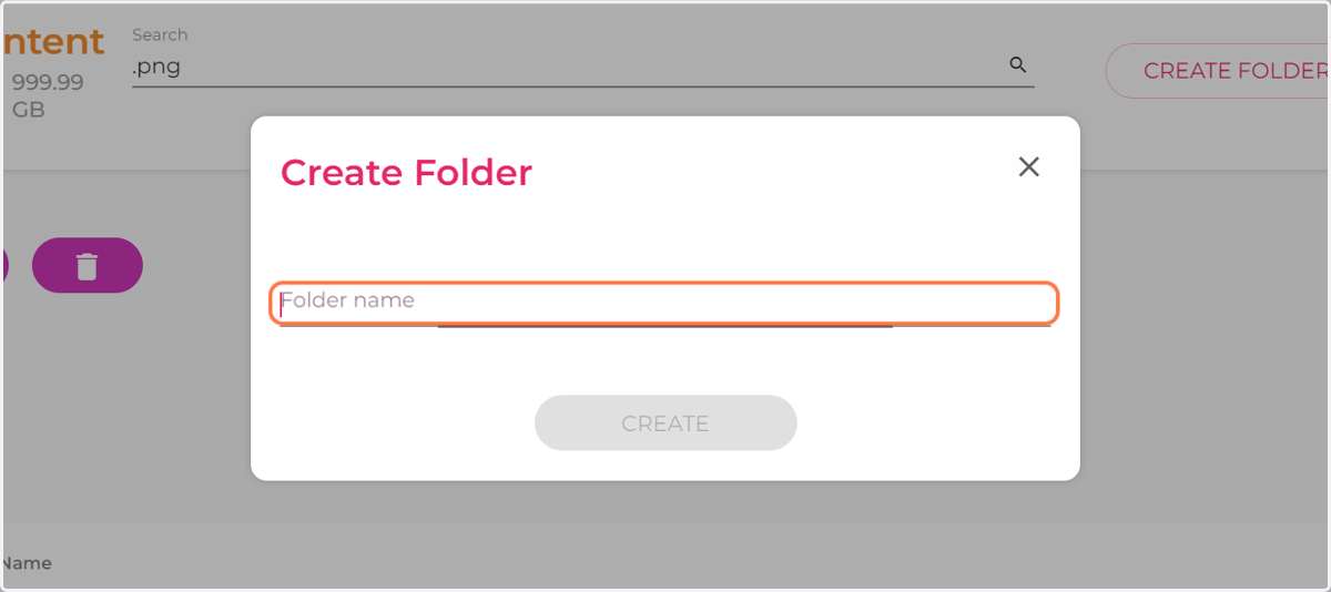 Name the folder