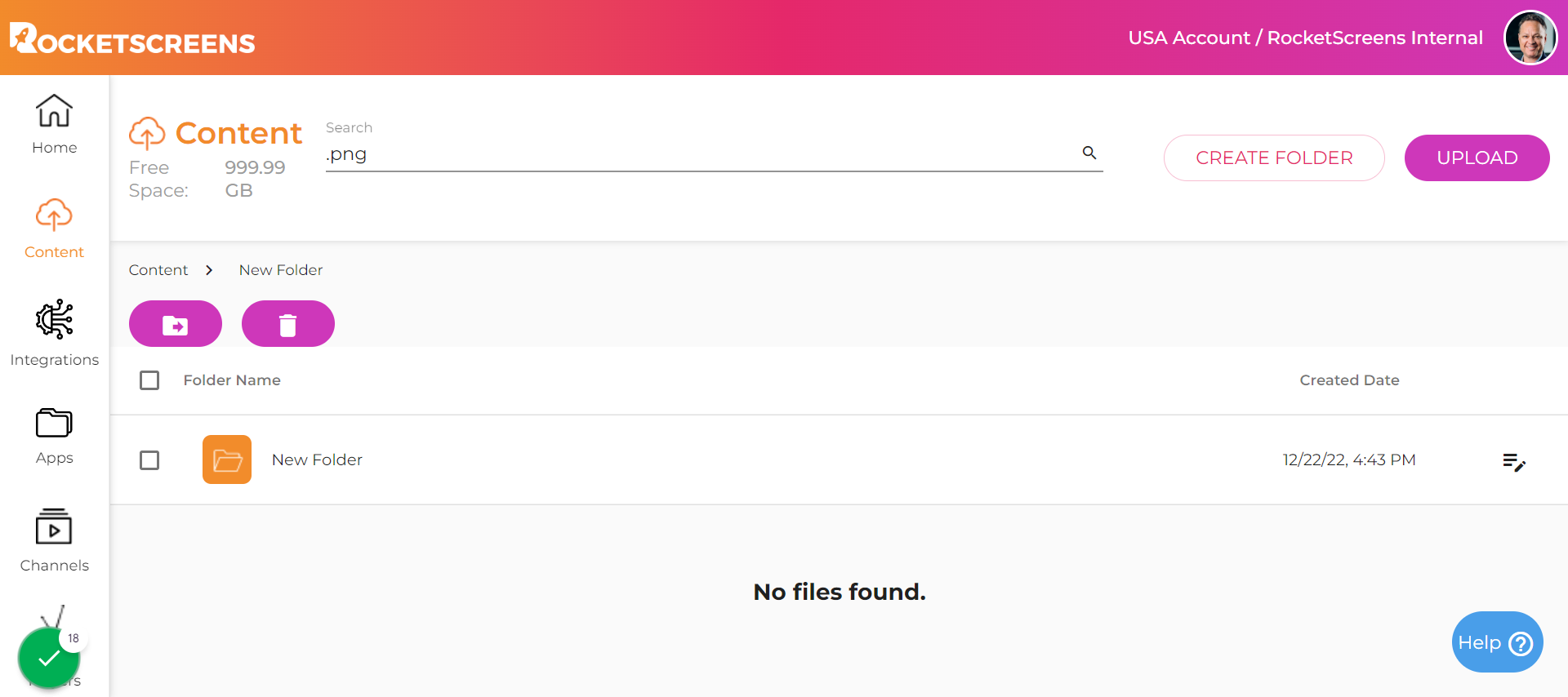 Now go to the folder to see the files that were moved