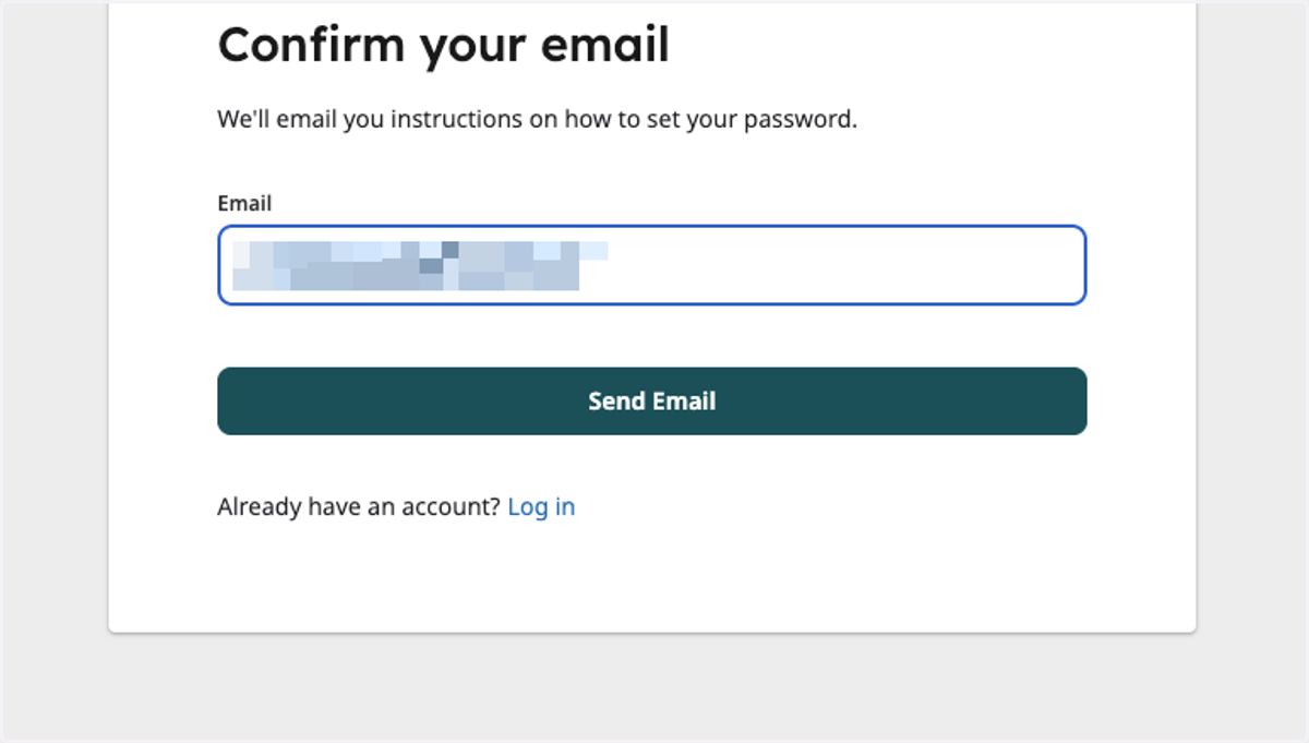 Klik Send Email