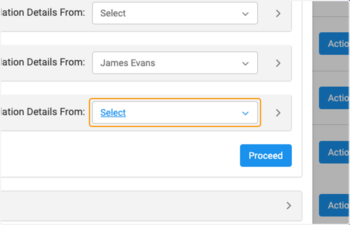 Continue with all registrants you wish to cancel