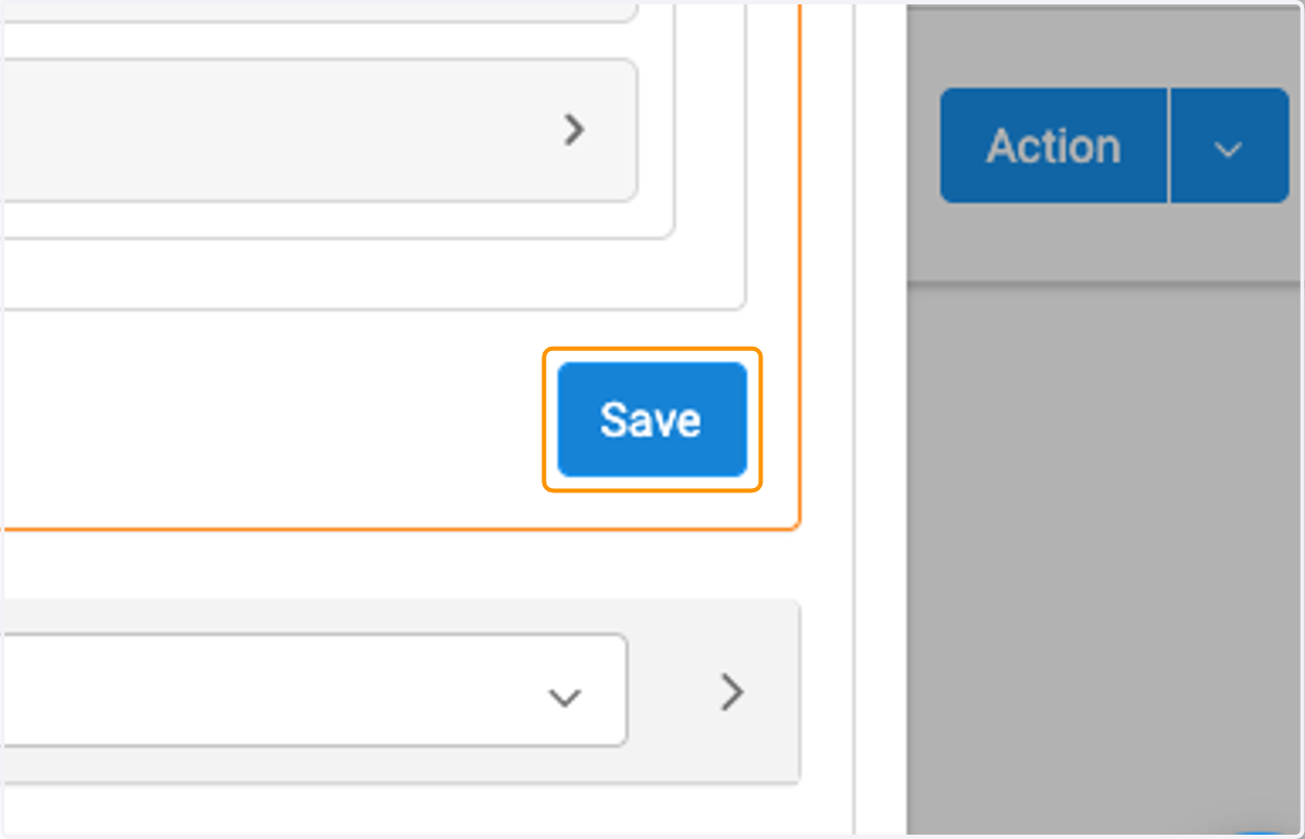 Click on Save when finished
