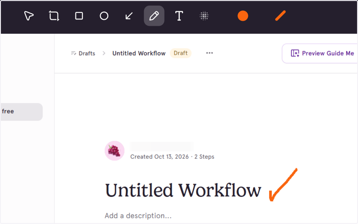 Underline, circle, or highlight important elements using your cursor