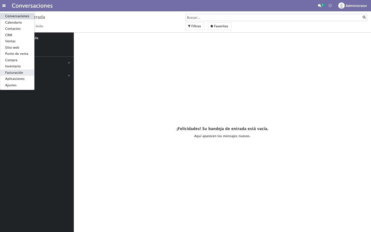 Click en Facturación