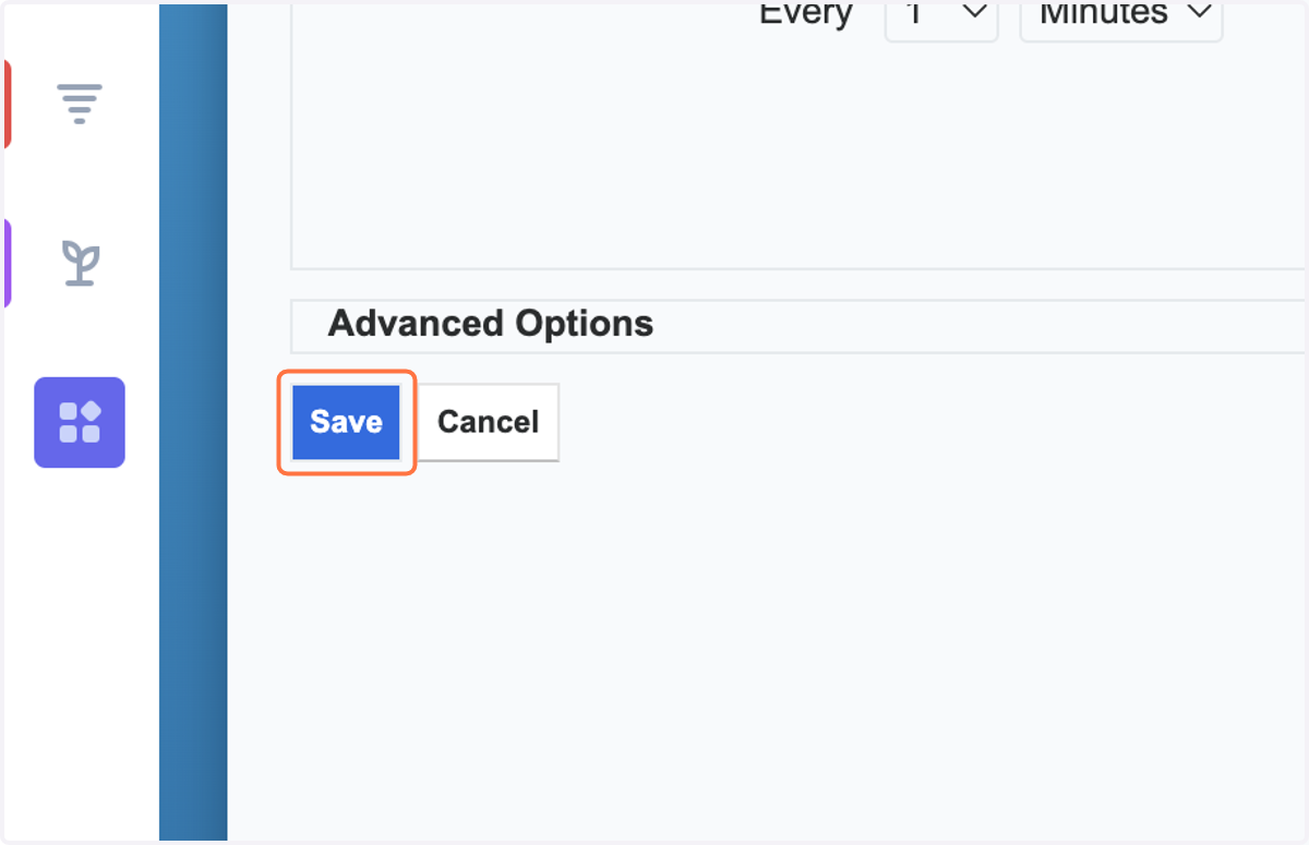 Click on Save