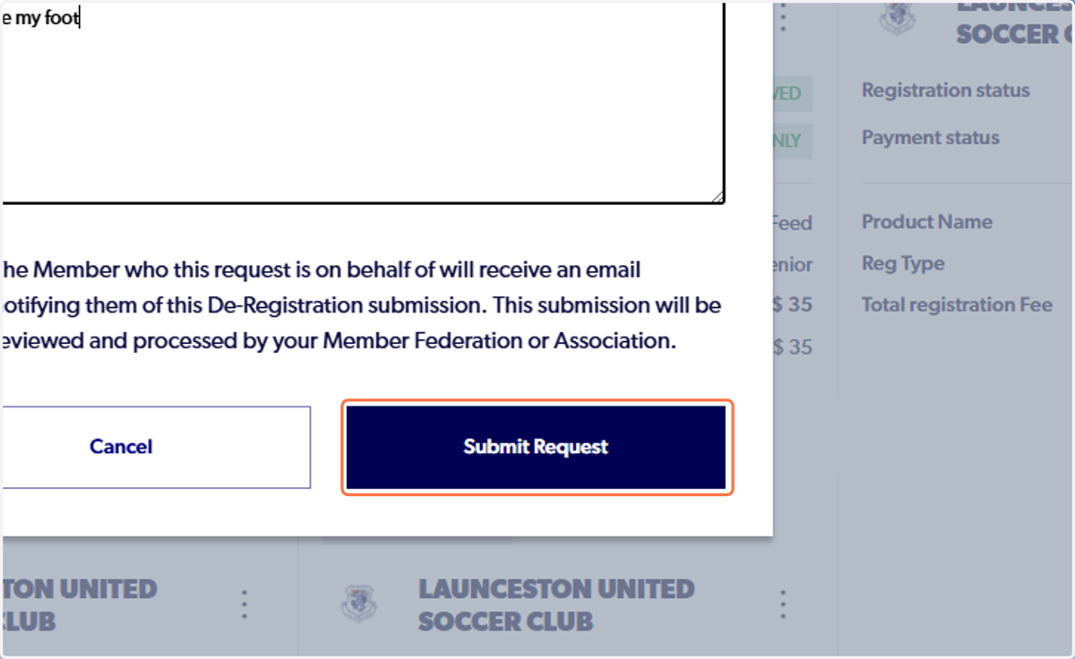 Click on Submit Request