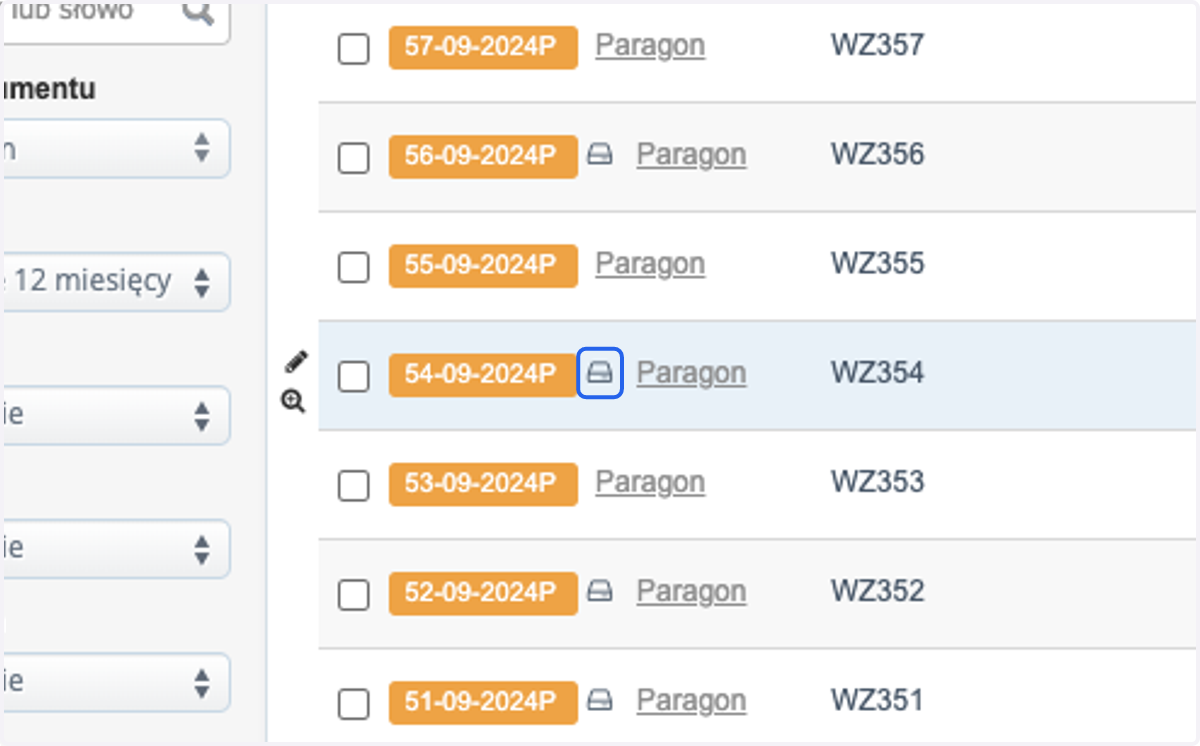 Oznaczenie fiskalizacji pojawia si臋 automatycznie po udanym wydruku na drukarce fiskalnej
