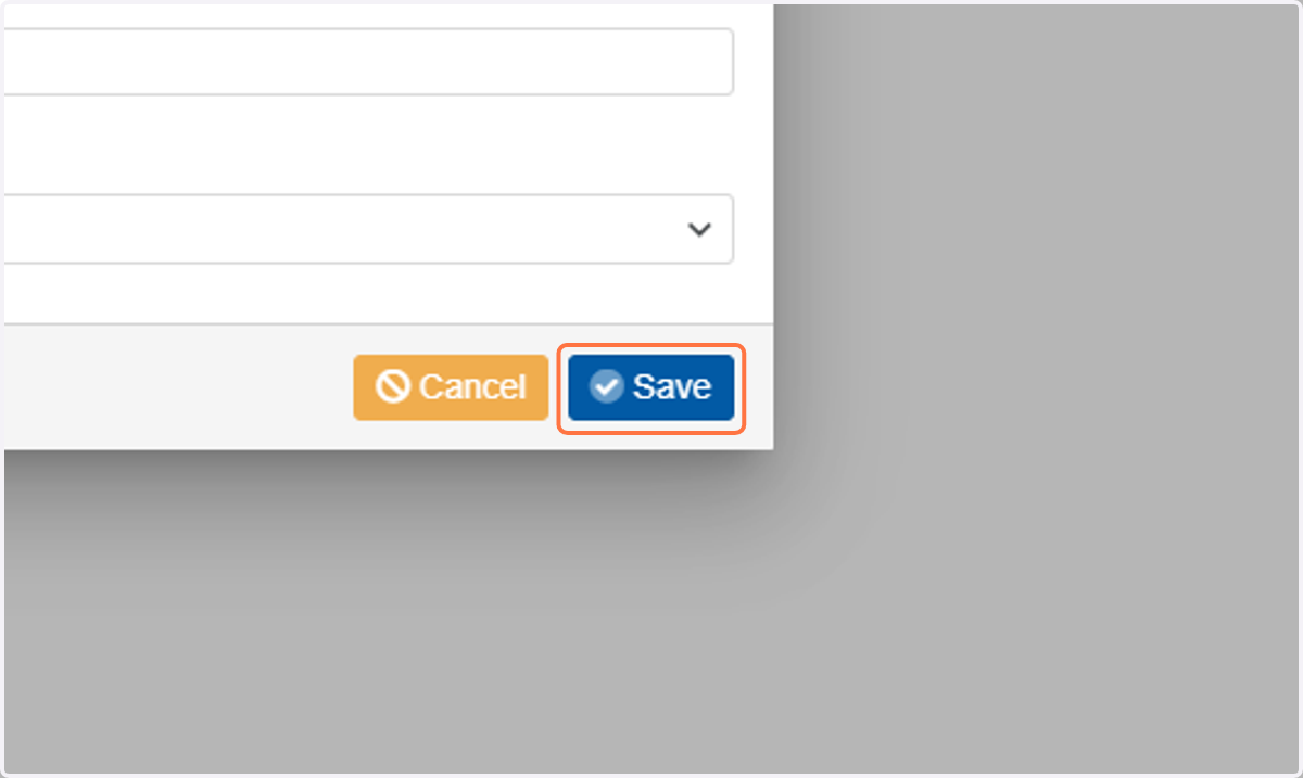 Click on "Save" to complete the setup