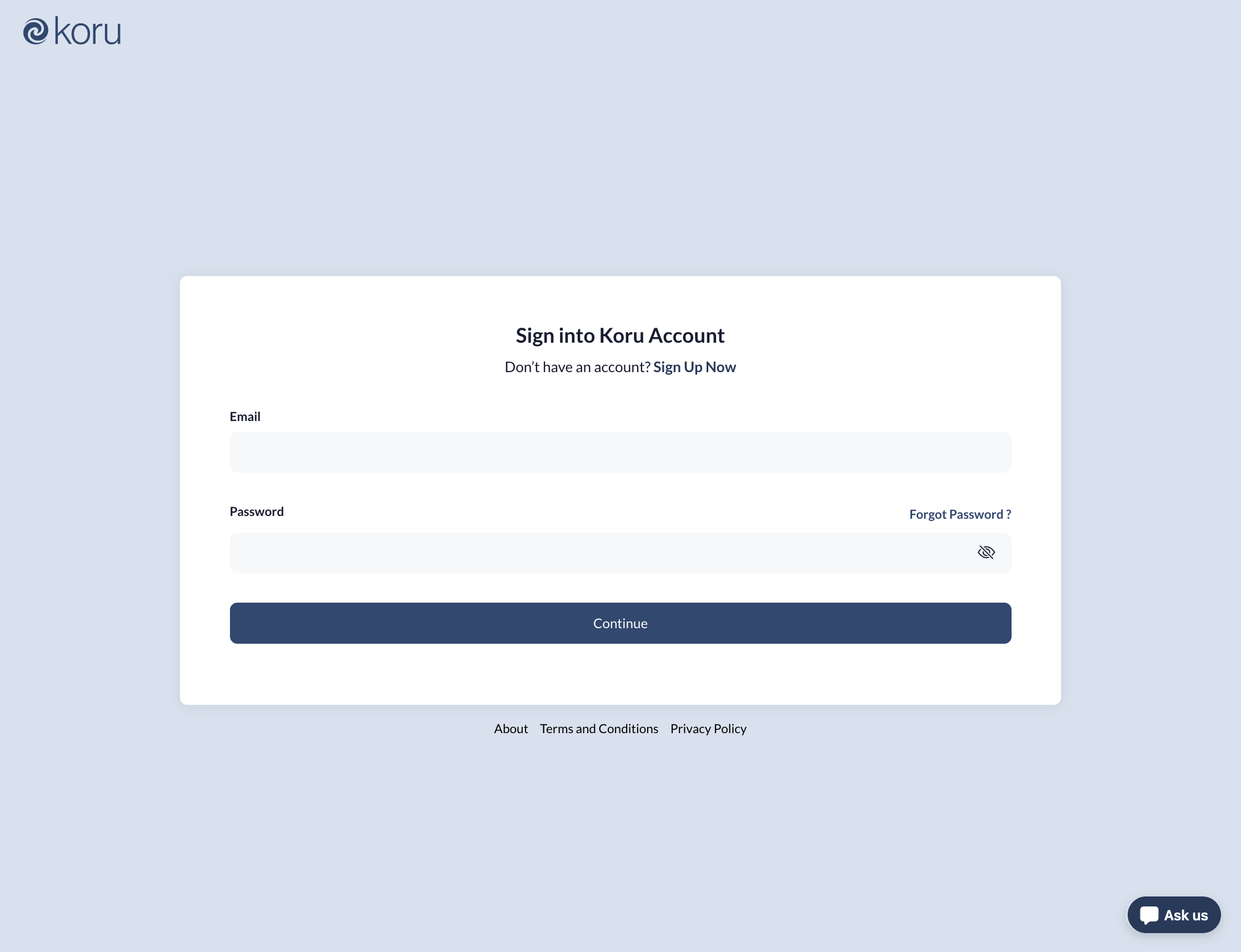 Click on Sign Up Now