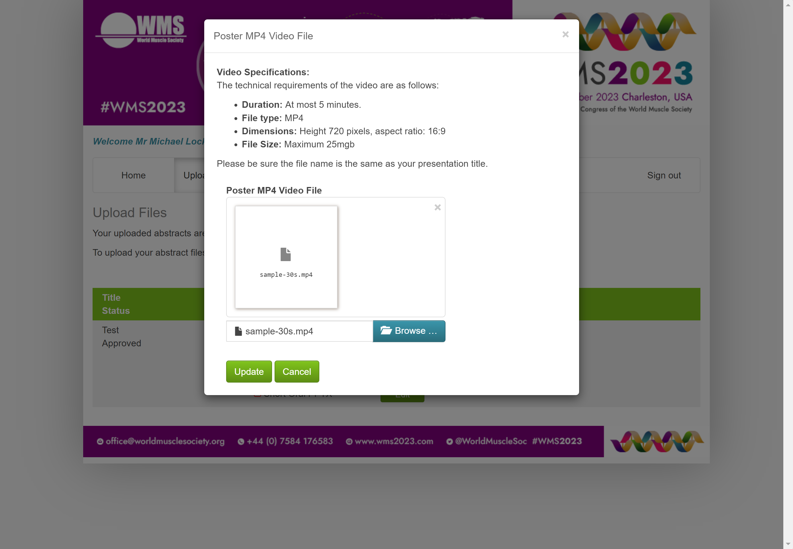 Click On Browse and find your MP4 file.