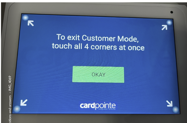 At this screen you will press Okay