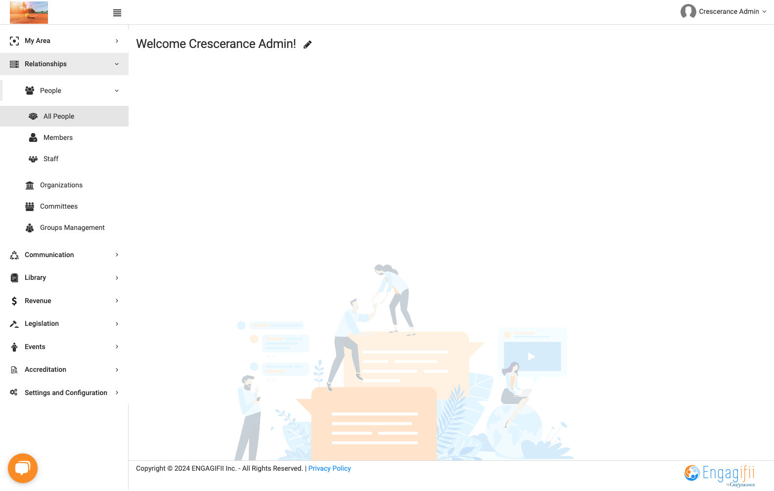 Click on All People