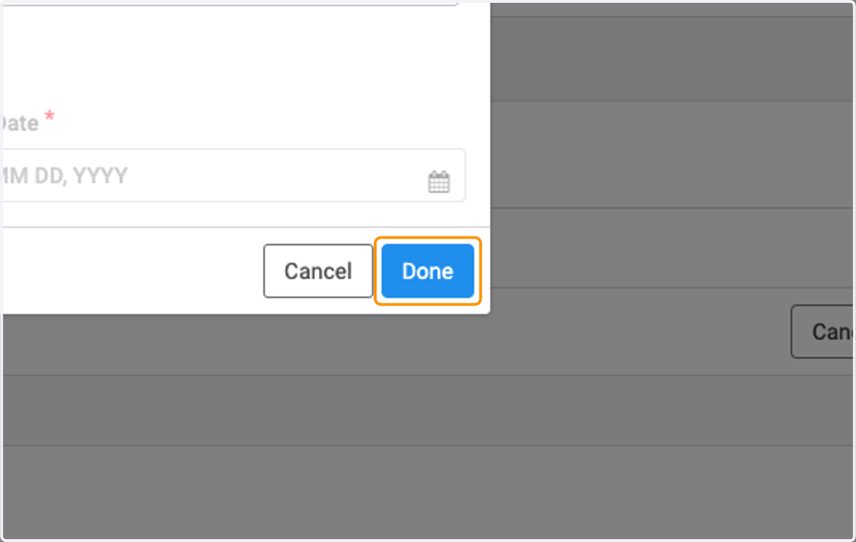 Click on Done