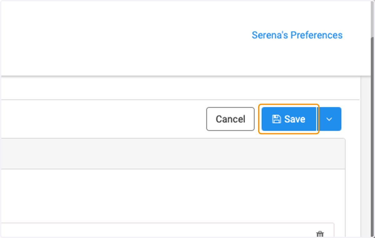 Click on Save to save final changes