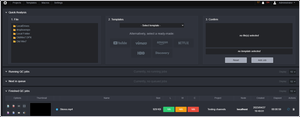 When you are in the main screen http://localhost:8080