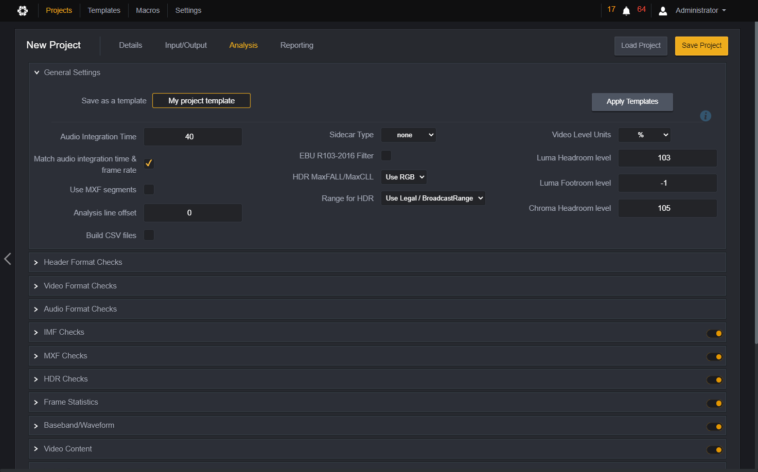 You can now select a premade template by Clicking on Apply Templates. Jump to step 26 in case you want to configure manually