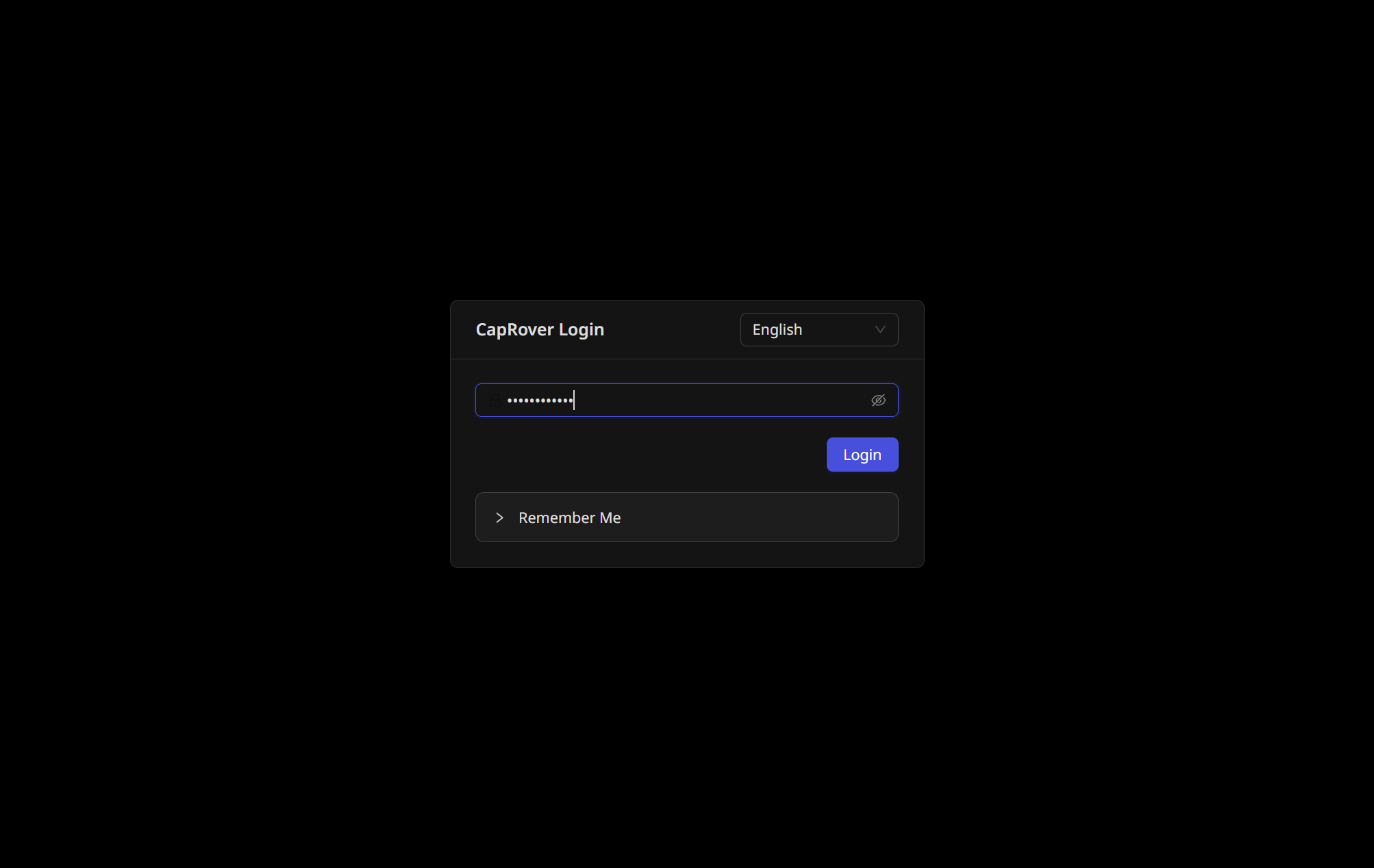 Type password