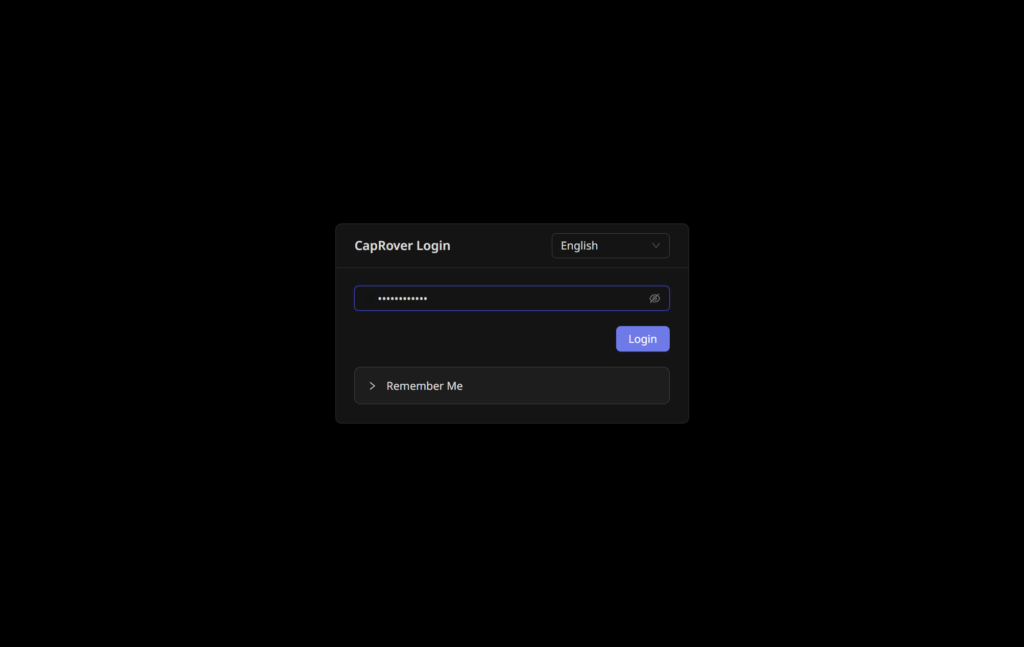 Click on Login