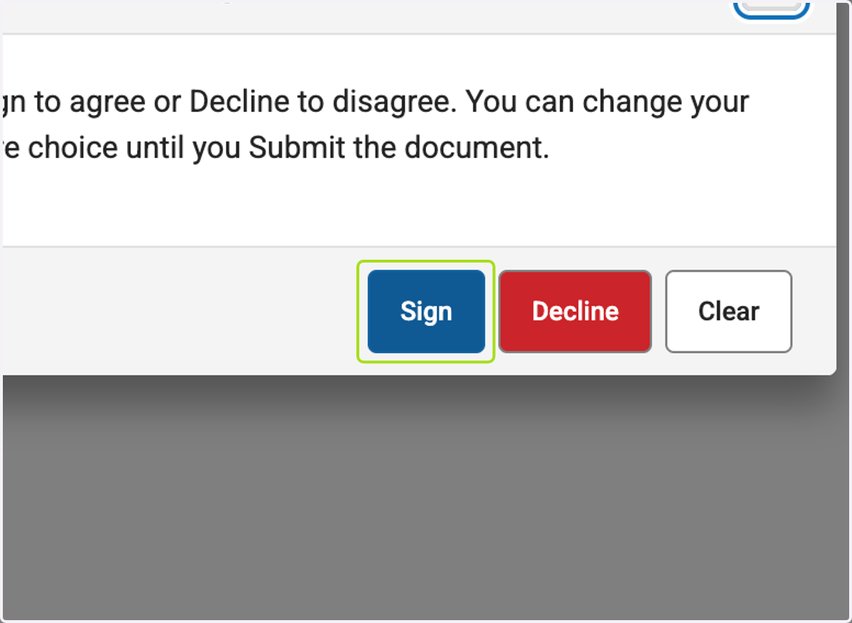 Click on Sign