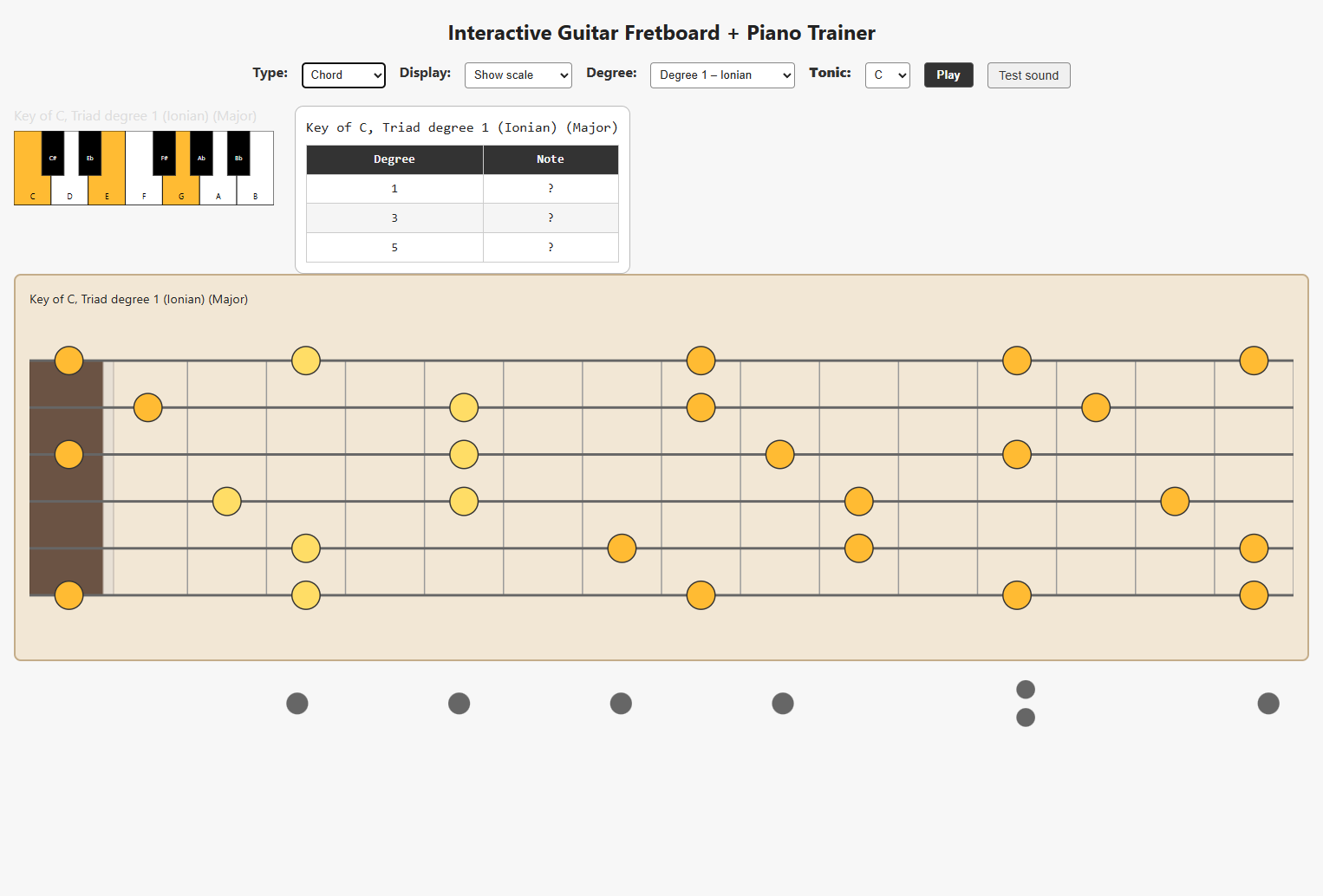 Select Chord from Type
