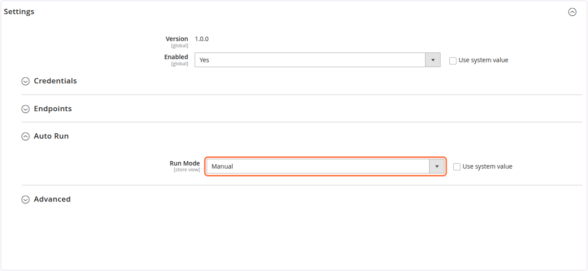 Click highlighted dropdown