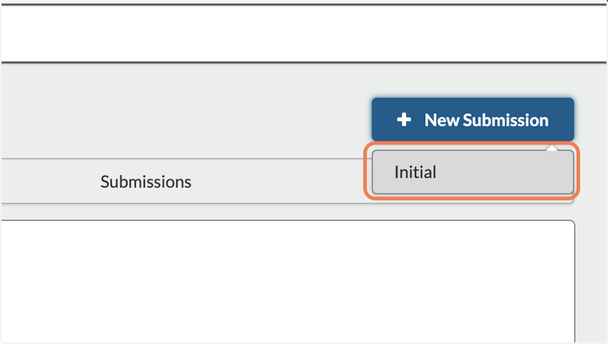 Click on Initial
