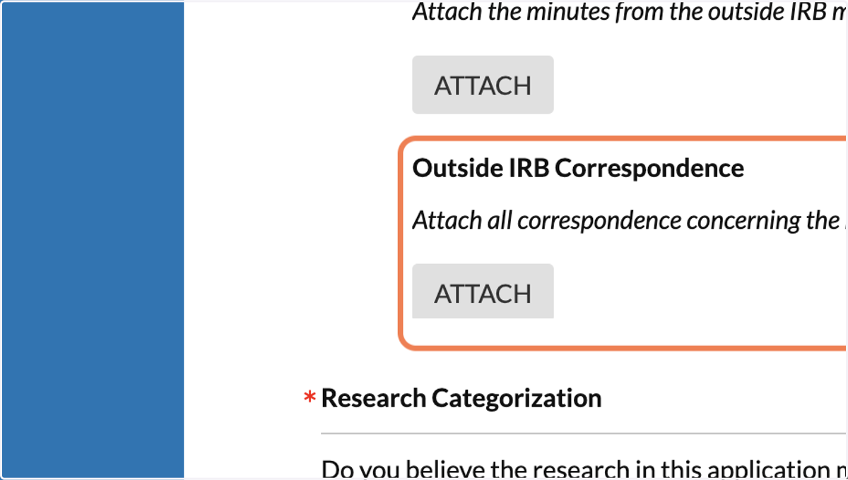 Attach Appropriate Documentation