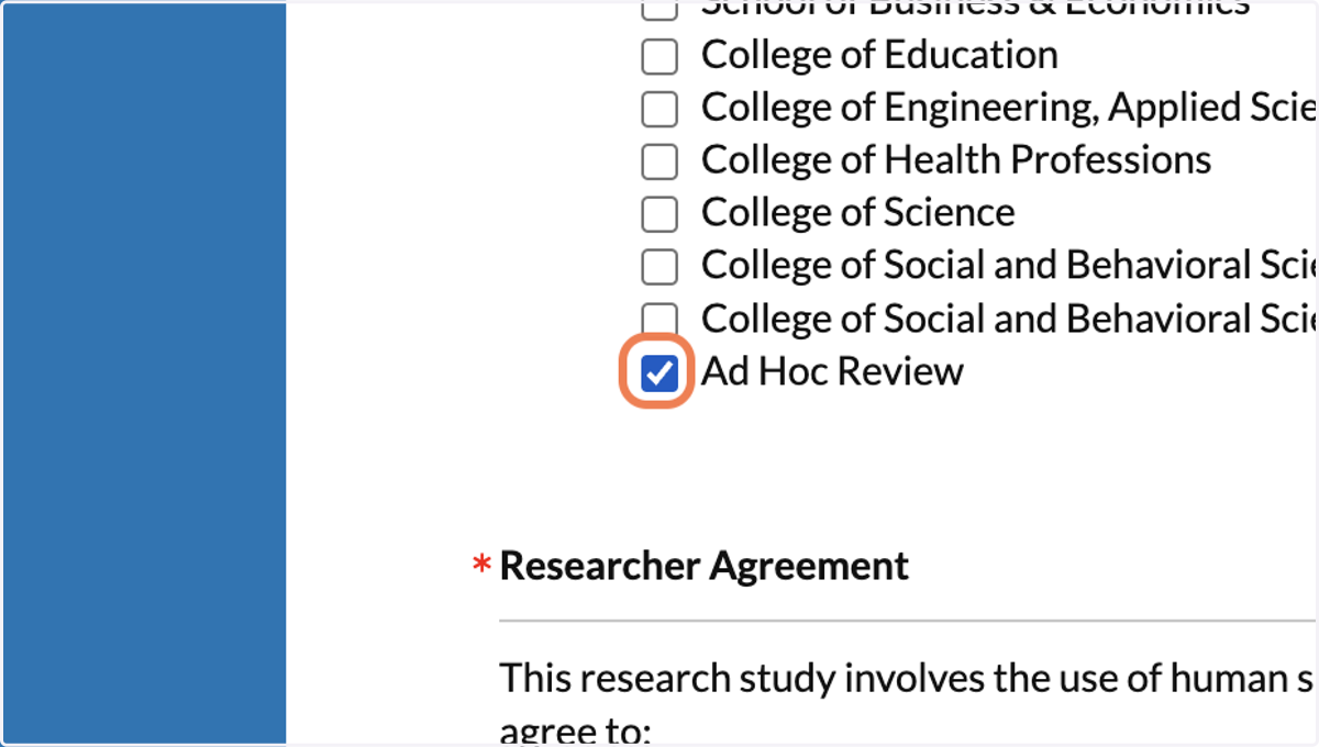 Check Ad Hoc Review
