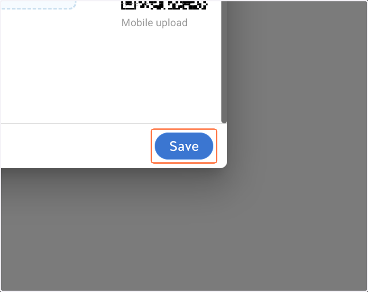 Click on Save