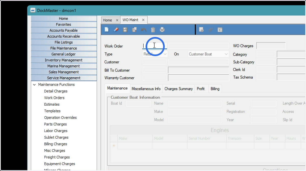 Create a new Work Order (skip to step 10) OR