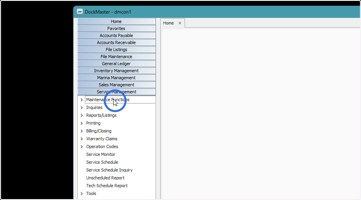 Click Maintenance Functions