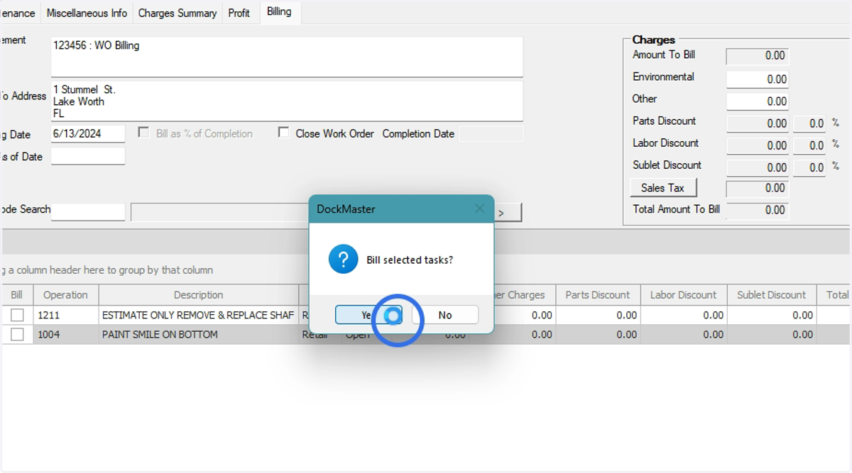 Click Yes to complete the process