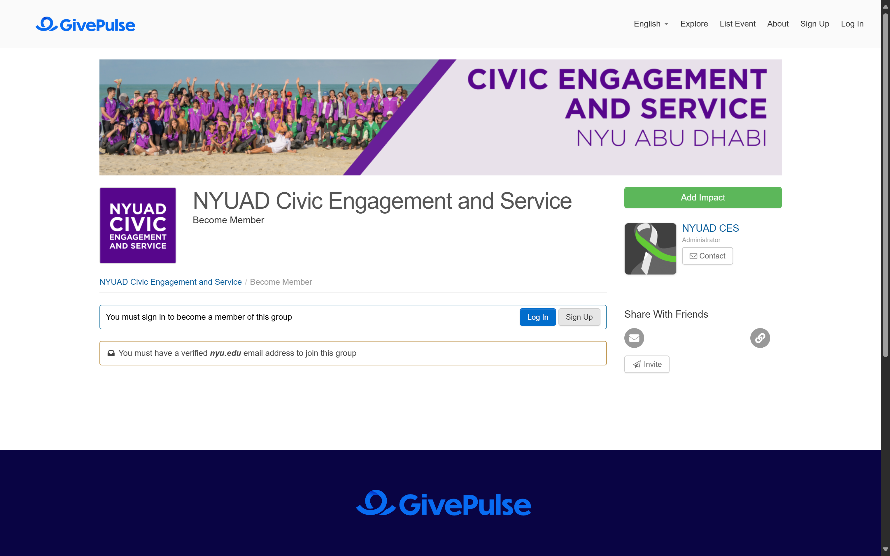 Click on Sign Up