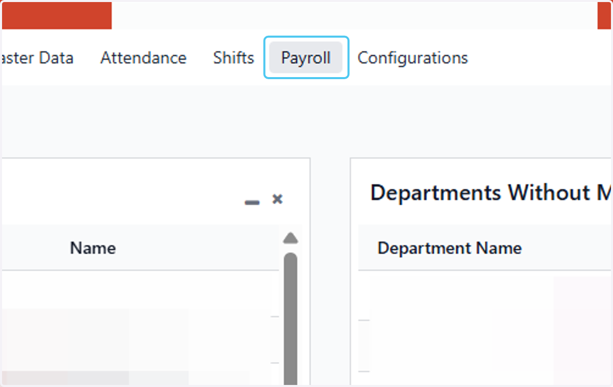 Click on Payroll