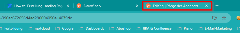 Beispiel für Seitentitel