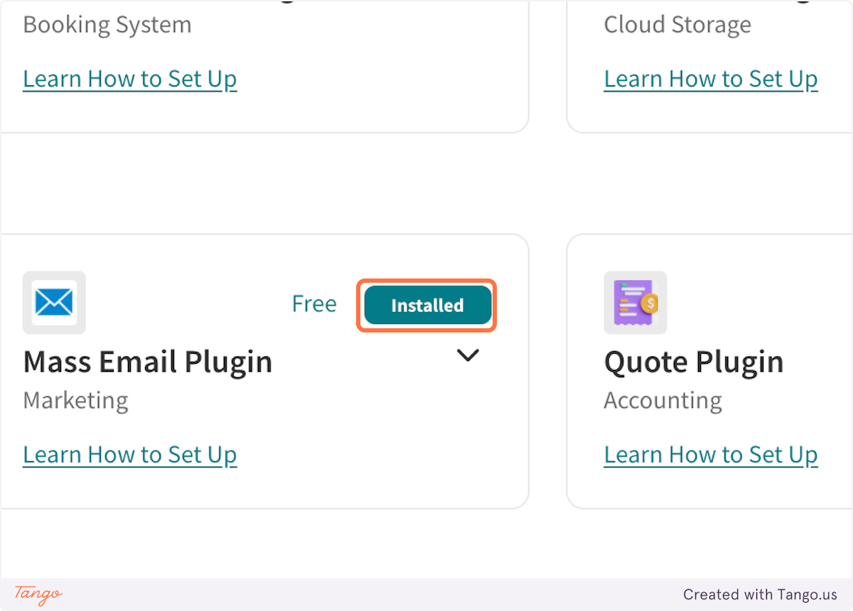 Find Email Plugin and click on Install if it is not installed