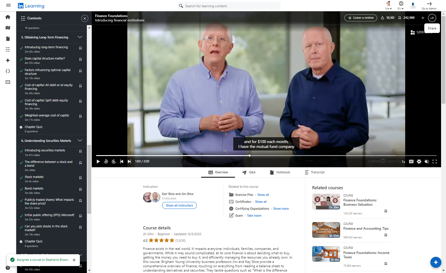 Click on the Share arrow in the upper right corner of the video