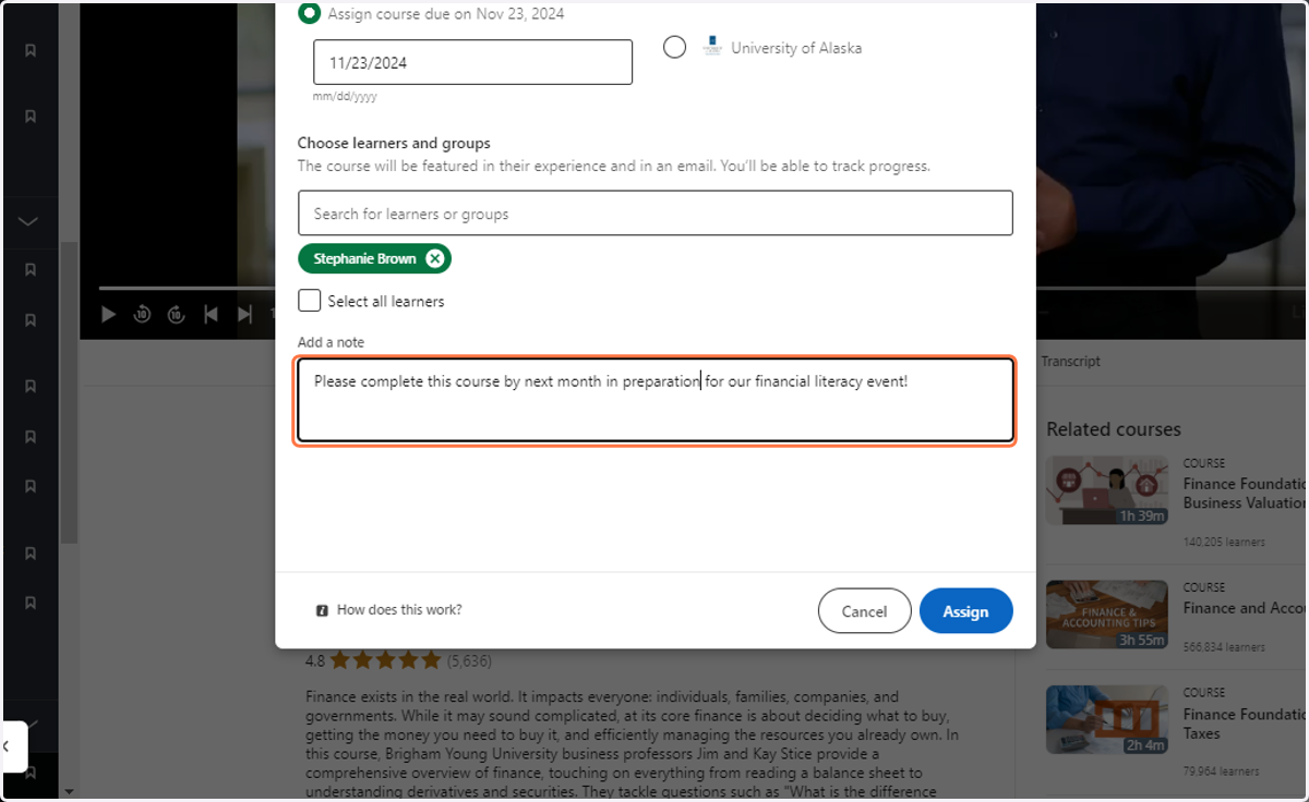 Add a note (not required)