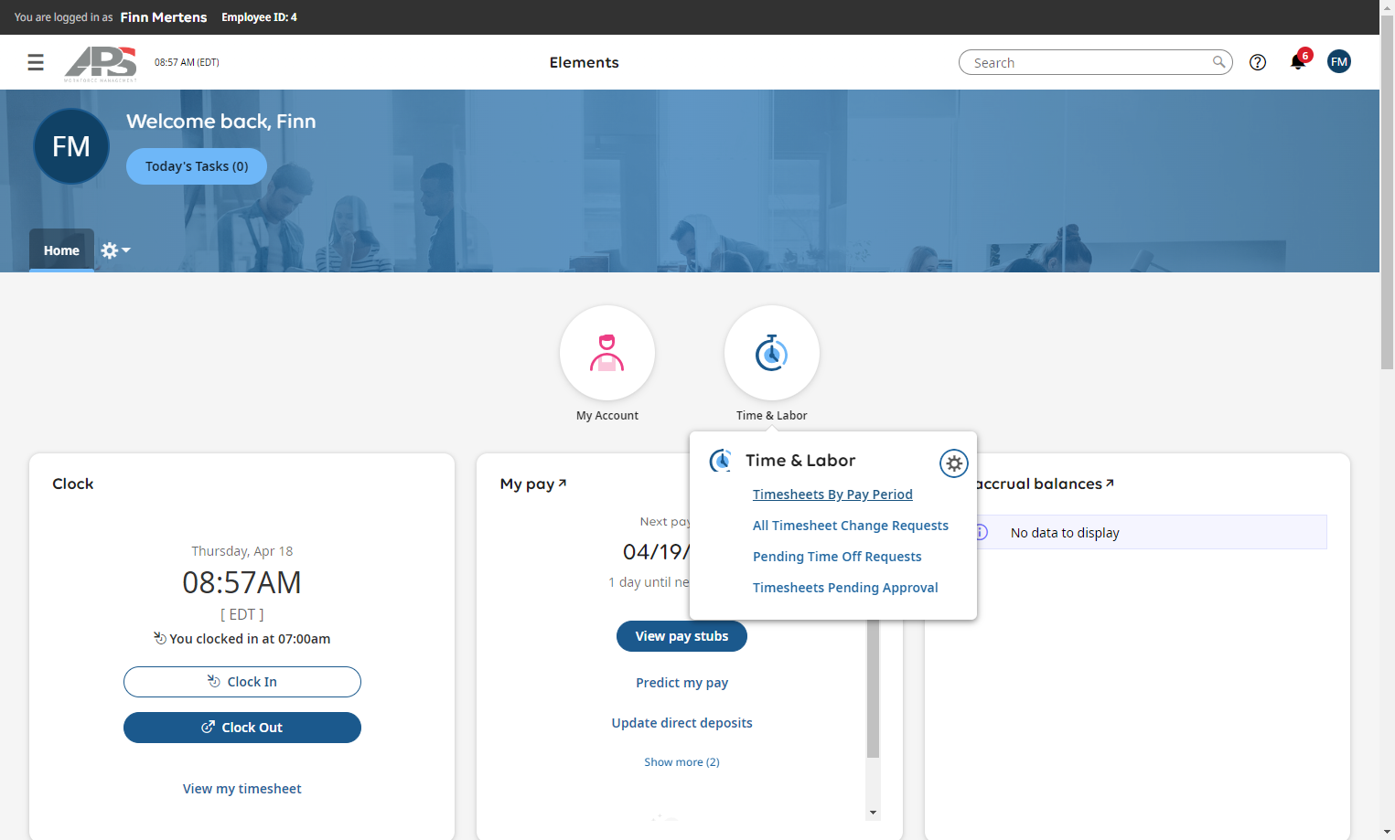 Timesheets By Pay Period
