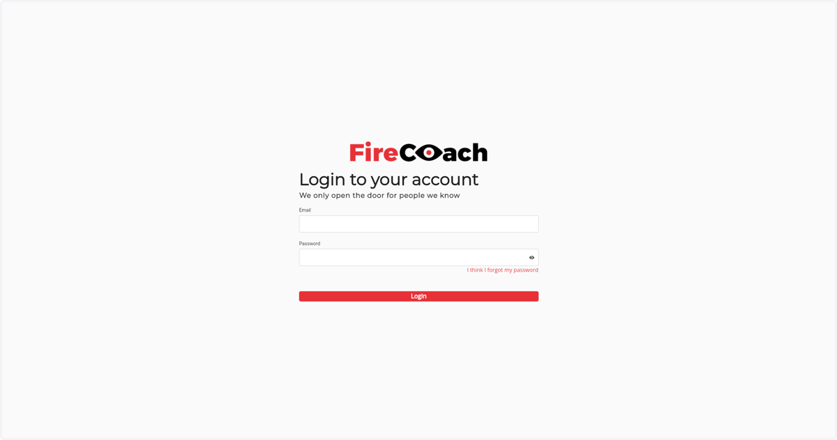 Log in with the email account on which you received the invitation