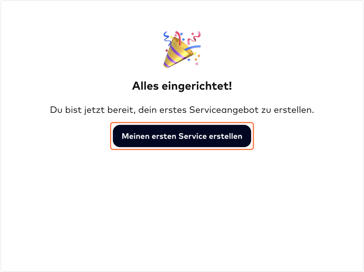 NACHHILFEPAKET ERSTELLEN: Bitte klicke auf "Meinen ersten Service erstellen", um Nachhilfepakete anzulegen.