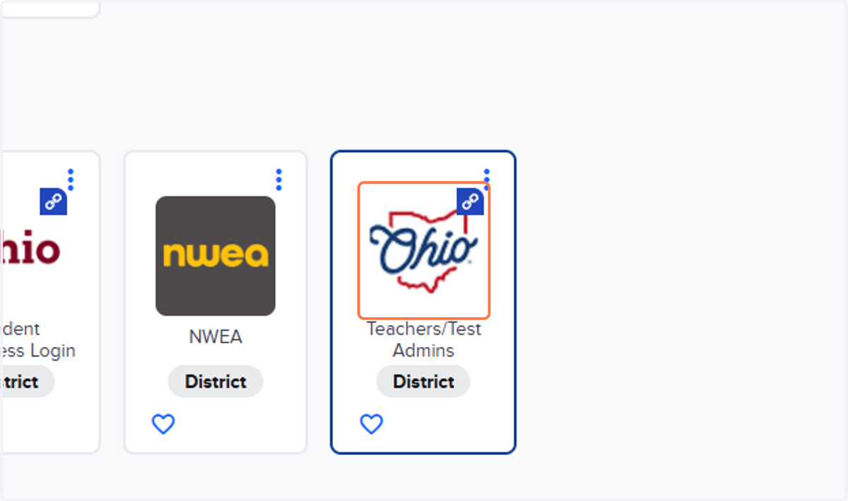 Click on Teachers/Test Admins