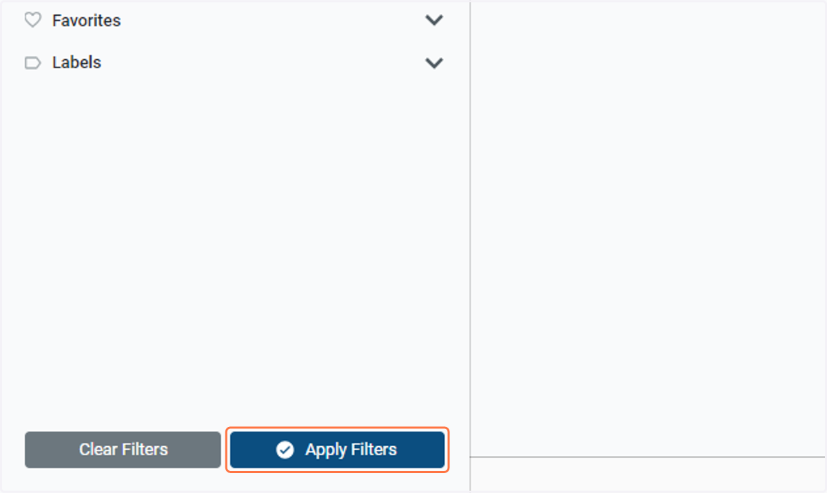 Click on Apply Filters