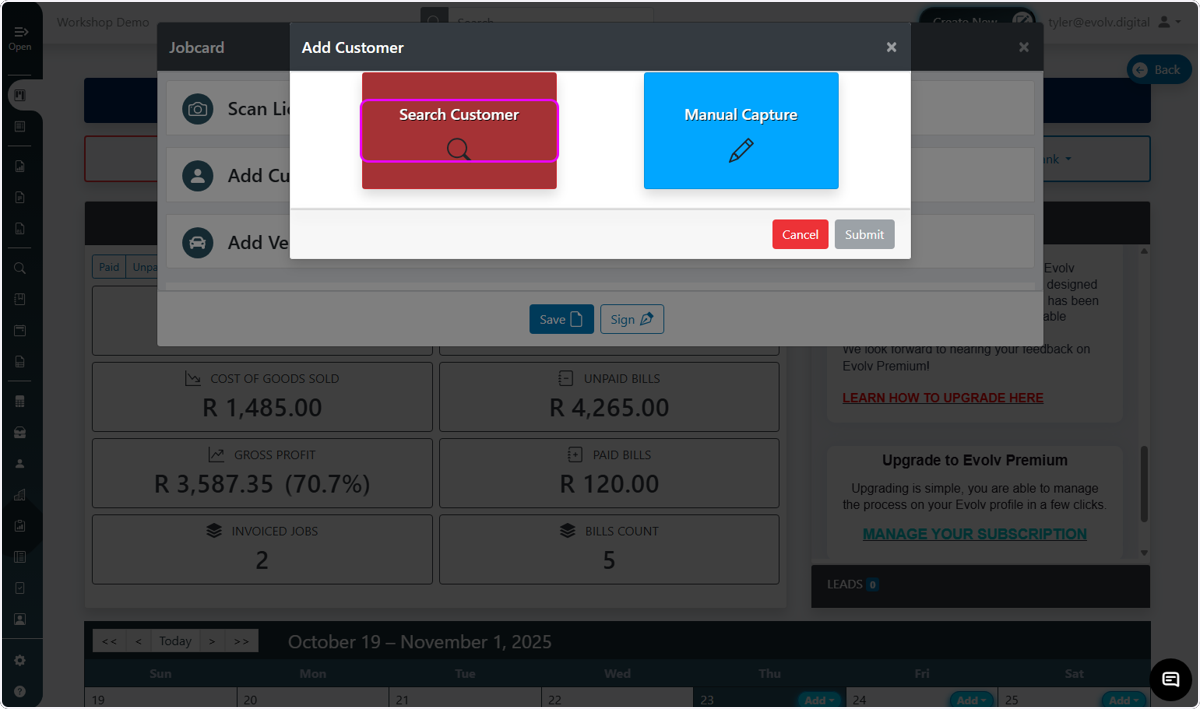 Costumer 37 Jobcard (Only) - Digital Workflow