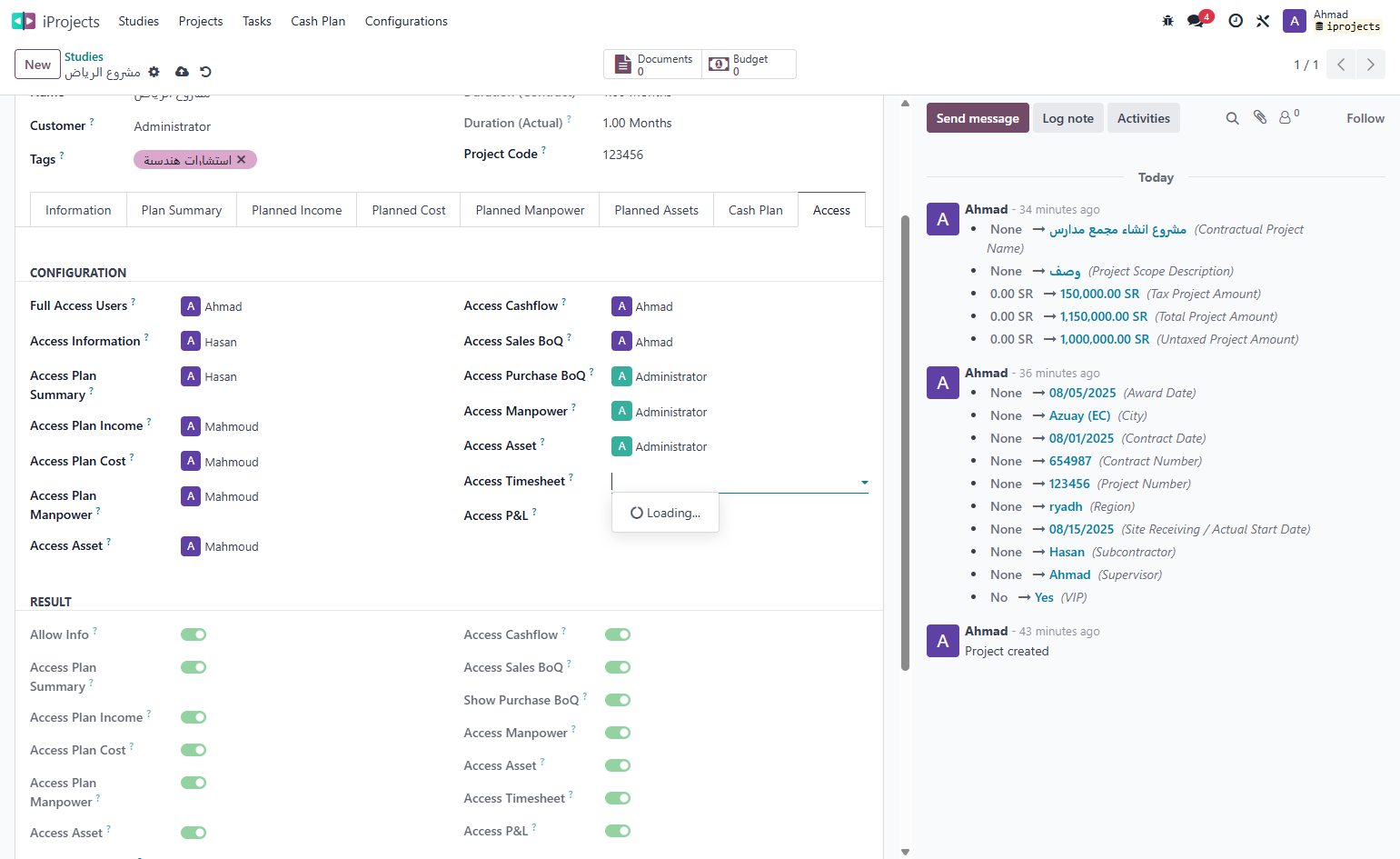 choose who can Access Timesheet?