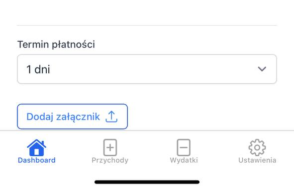 Wybierz Termin płatności.